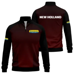 New Holland Exclusive Logo Quarter-Zip Sweatshirt OUFAQTZ3D0819002NHZ - New Holland Sweatshirt