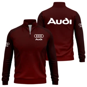 Audi Exclusive Logo Quarter-Zip Sweatshirt OUFAQTZ3D0819005AUZ - Audi Sweatshirt