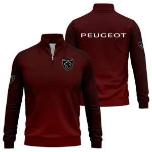 Peugeot Exclusive Logo Quarter-Zip Sweatshirt OUFAQTZ3D0819005PGTZ - Peugeot Sweatshirt