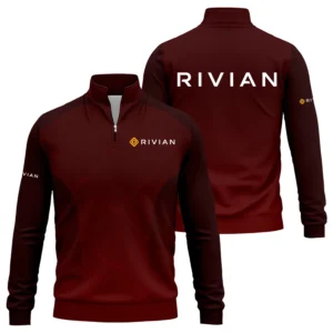 Rivian Exclusive Logo Quarter-Zip Sweatshirt OUFAQTZ3D0819005RVZ - Rivian Sweatshirt