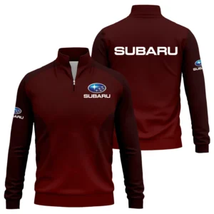 Subaru Exclusive Logo Quarter-Zip Sweatshirt OUFAQTZ3D0819005SUZ - Subaru Sweatshirt