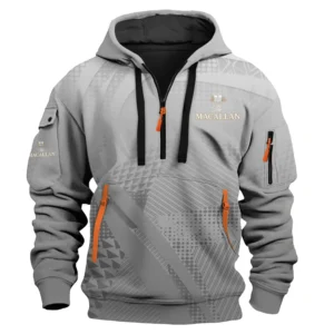 Macallan Exclusive Logo Hoodie Half Zipper OUEUHDZ007MCZ - Macallan Hoodie
