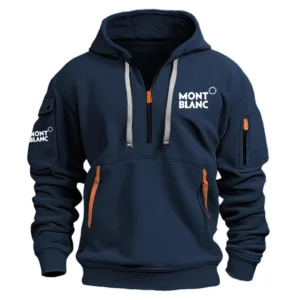 Montblanc Exclusive Logo Hoodie Half Zipper OUEUHHZ2705MBZ - Montblanc Hoodie
