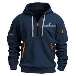 Rémy Martin Exclusive Logo Hoodie Half Zipper OUEUHHZ2705RYZ - Rémy Martin Hoodie