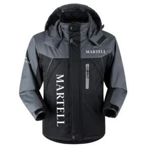 Martell Exclusive Logo Outdoor Charging Suit Plush Waterproof Windproof Jacket Detachable Hood OUEUPCS2705MTZ - Martell Jacket