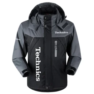 Technics Exclusive Logo Outdoor Charging Suit Plush Waterproof Windproof Jacket Detachable Hood OUEUPCS2705TCZ - Technics Jacket