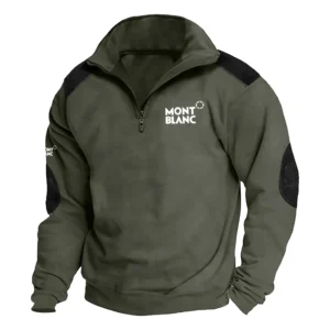 Montblanc Exclusive Logo Tactical Quarter-Zip Sweatshirt OUEUSCS2705MBZ - Montblanc Sweatshirt