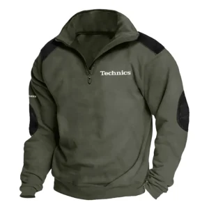 Technics Exclusive Logo Tactical Quarter-Zip Sweatshirt OUEUSCS2705TCZ - Technics Sweatshirt