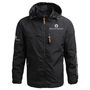 Pernod Ricard Exclusive Logo Waterproof Outdoor Jacket Detachable Hood OUEUWOJ2705PRZ - Pernod Ricard Jacket